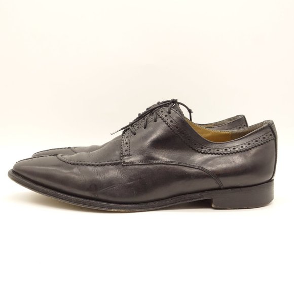 ZELLI Oxford Dress Shoes Black Leather Lace Up